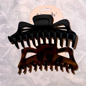 Jumbo Classic Claw Clips 2pc -
Recycled Plastic, NEW